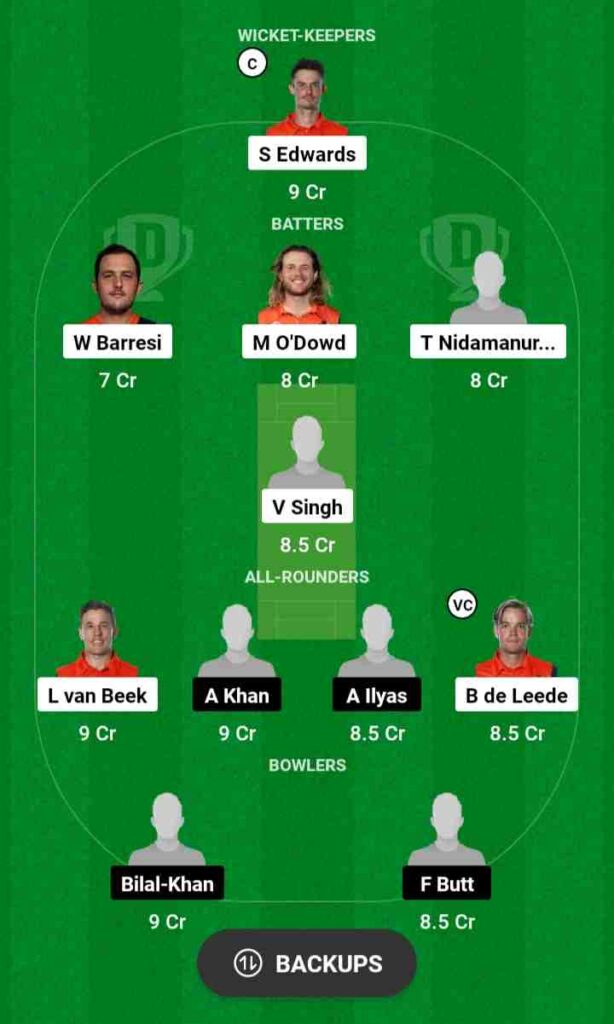 NED vs OMA Dream11 Prediction Today Match | ICC ODI World Cup Qualifiers 2023 Netherlands vs OMAN Dream11 Team Grand League, Pitch Report