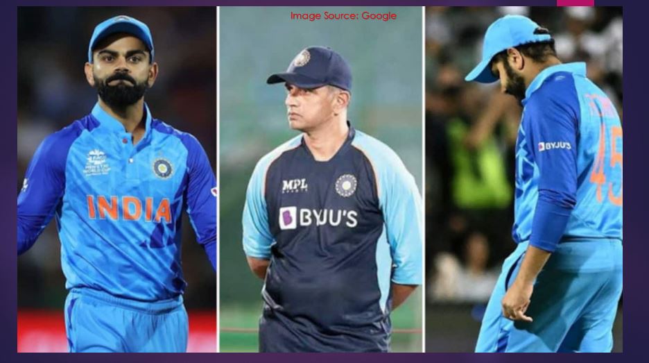 Rahul Dravid Virat Kohali and Rohit Sharma