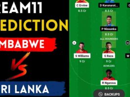 ZIM vs SL Dream11 Prediction Today Match | ICC ODI World Cup Qualifiers 2023 Zimbabwe vs Sri Lanka Dream11 Team Grand League, Pitch Report