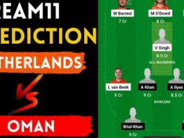 NED vs OMA Dream11 Prediction Today Match | ICC ODI World Cup Qualifiers 2023 Netherlands vs OMAN Dream11 Team Grand League, Pitch Report