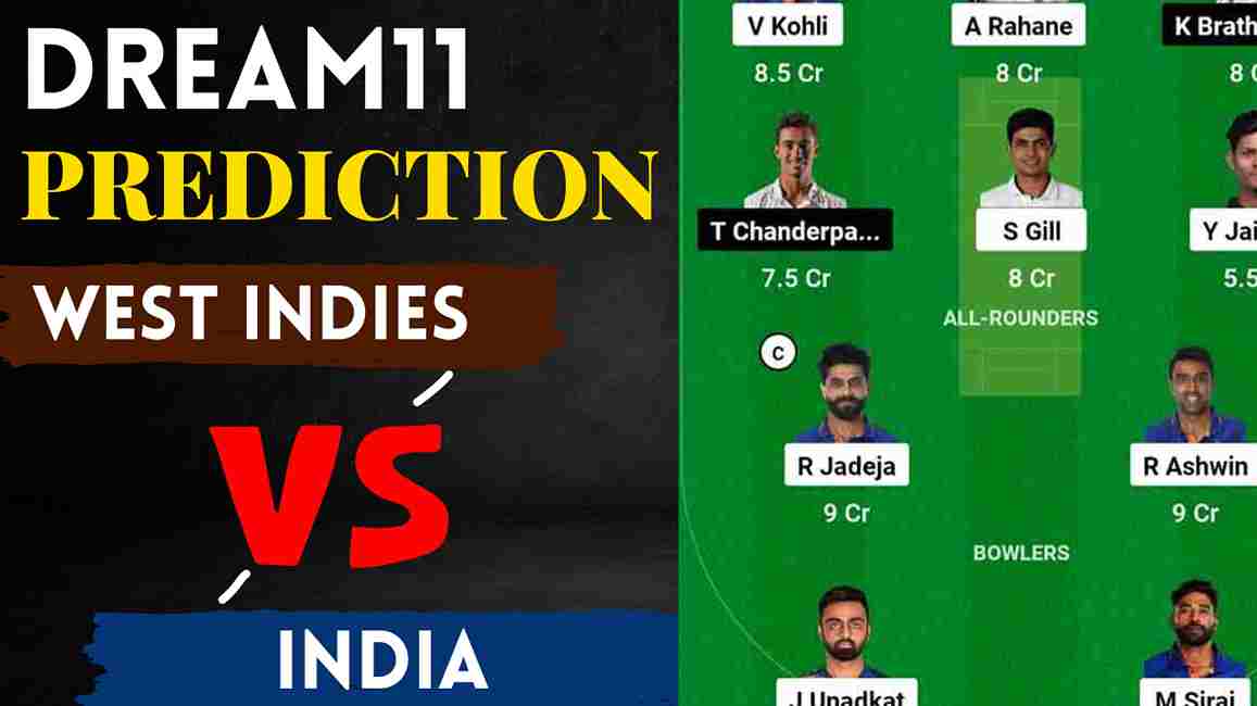 WI vs IND Dream11 Prediction 2nd Test, Queen's Park Oval Pitch Report | West Indies vs India Dream11 Team WI vs IND Dream11 Prediction 2nd Test, Queen's Park Oval Pitch Report | West Indies vs India Dream11 Team
