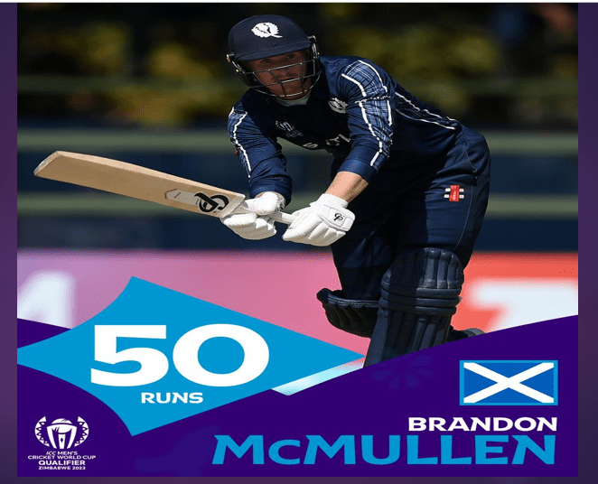 Scotland won by seven wickets against West Indies,