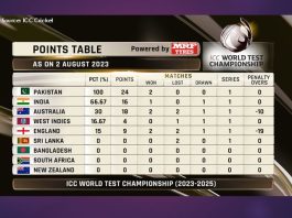 WTC25 standings