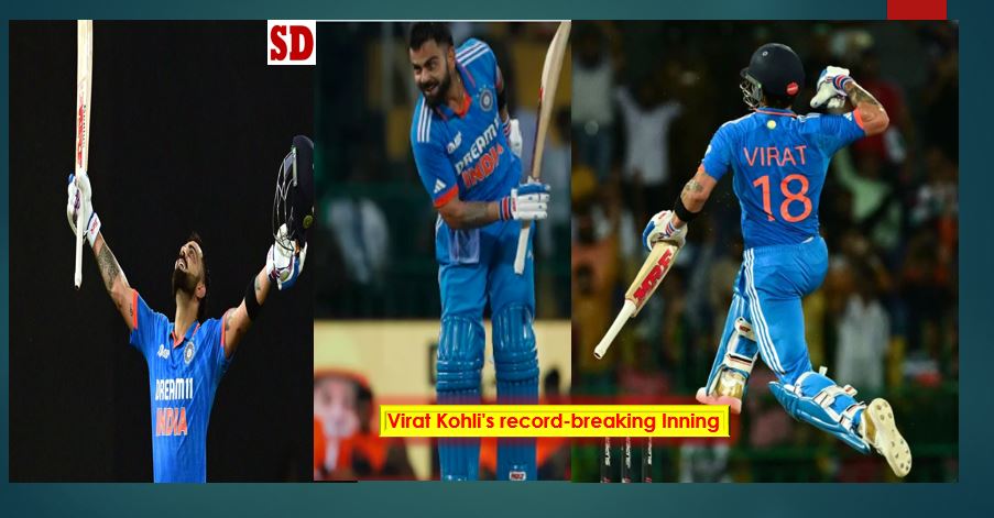 Virat Kohli's record-breaking Inning Virat Kohli's record-breaking Inning