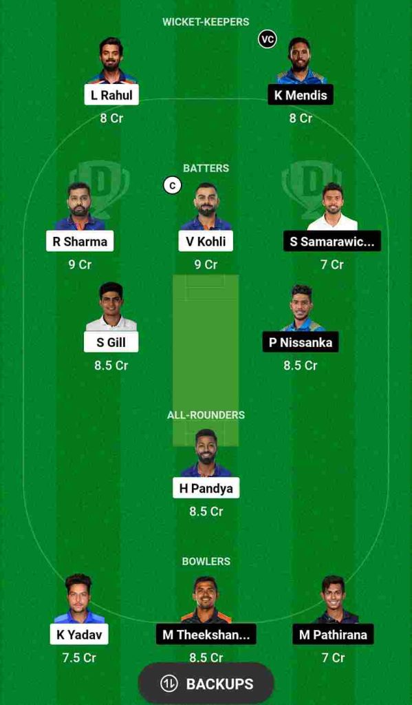 IND vs SL Dream11 Prediction 4th Match Asia Cup 2023 Super Four | India vs Sri Lanka Dream11 Team, R. Premadasa Stadium Pitch Report