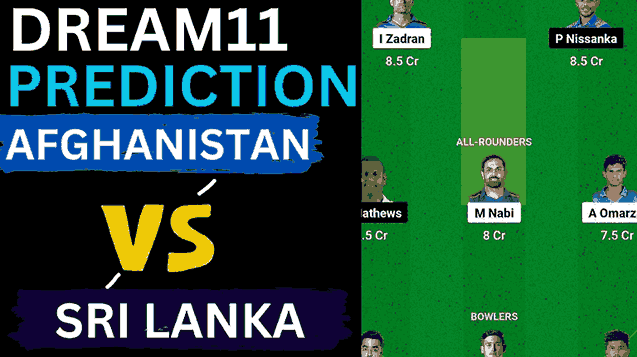 AFG vs SL Dream11 Prediction World Cup 2023 | Afghanistan vs Sri Lanka Dream11 Team, Maharashtra Cricket Association Stadium Pune Pitch Report