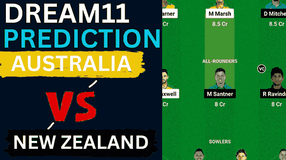 AUS vs NZ Dream11 Prediction World Cup 2023 | Australia vs New Zealand Dream11 Team, HPCA Cricket Stadium Dharamsala Pitch Report