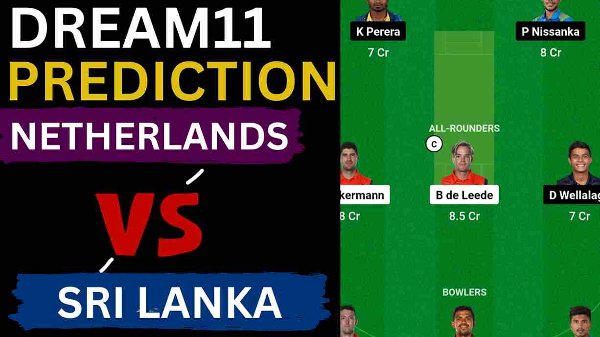 NED vs SL Dream11 Prediction World Cup 2023 | Netherlands vs Sri Lanka Dream11 Team, Ekana Cricket Stadium Lucknow Pitch Report