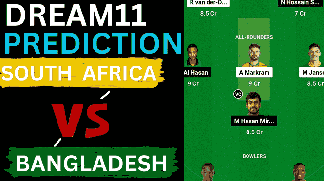 SA vs BAN Dream11 Prediction World Cup 2023 | South Africa vs Bangladesh Dream11 Team, Wankhede Stadium Mumbai Pitch Report