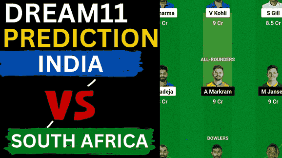 IND vs SA Dream11 Prediction World Cup 2023 | India vs South Africa Dream11 Team, Eden Gardens Kolkata Pitch Report