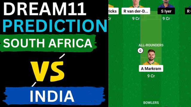 SA vs IND Dream11 Prediction 1st ODI, Best Picks with Captain and Vice-Captain, The Wanderers Stadium Pitch Report | South Africa vs India ODI Series 2023