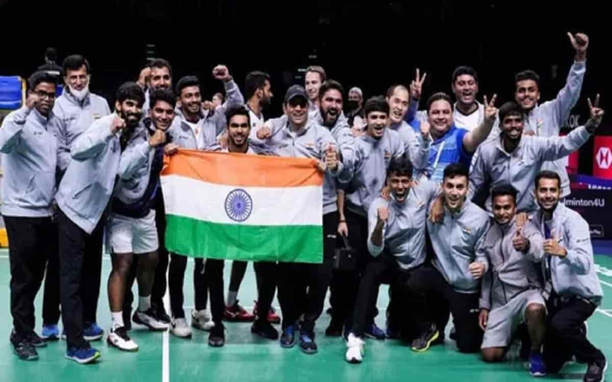 India Lift Maiden Thomas Cup. Beat Indonesia 3-0 In The Final. - SPORTS ...