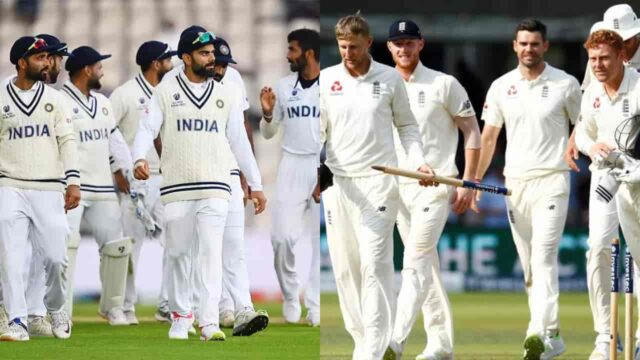 India VS England Test match