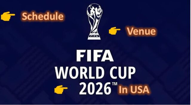 FIFA world cup 2026 schedule