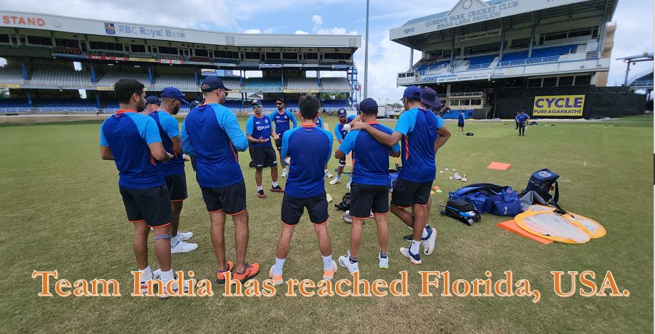 Tim India telah mencapai Florida, AS.