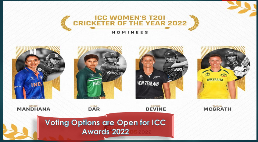 ICC Awards 2022 Voting Option Open