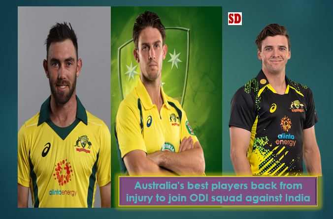 Australia Announced Big Name Names 16-player Squad For India ODI Series.