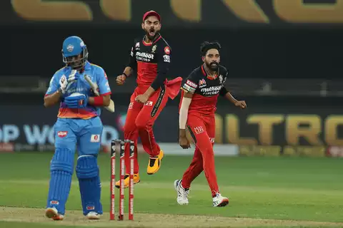 RCB vs DC Probable Playing XI