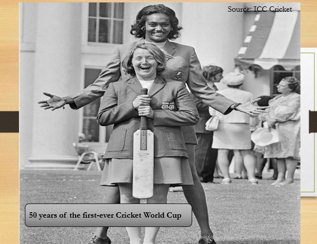 50 years of the first Cricket World Cup