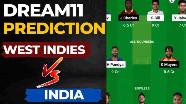 IND vs WI Dream11 Prediction, Weather Forecast 2nd T20I 2023 | India vs West Indies Dream11 Team, Providence Stadium Pitch Report