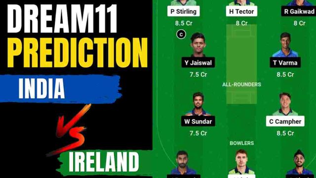 IND vs IRE Dream11 Prediction, Weather Forecast 3rd T20I 2023 | India vs Ireland Dream11 Team, The Village, Malahide Cricket Club Pitch Report