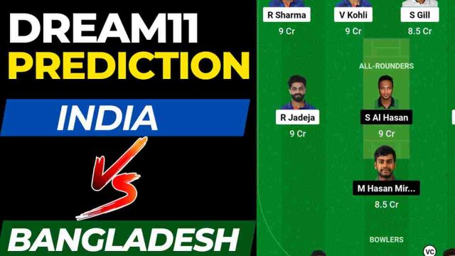 IND vs BAN Dream11 Prediction 6th Match Asia Cup 2023 Super Four | India vs Bangladesh Dream11 Team, R. Premadasa Stadium Pitch Report, Head To Head Records