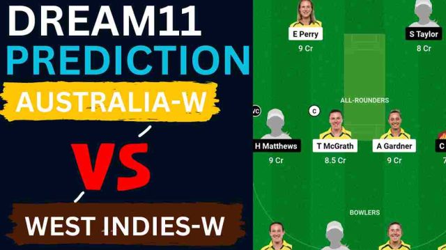 AUS-W vs WI-W Dream11 Prediction 2nd T20I Match | Australia Women vs West Indies Women Dream11 Team, North Sydney Oval Pitch Report
