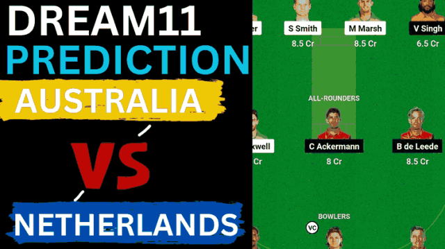 AUS vs NED Dream11 Prediction World Cup 2023 | Australia vs Netherlands Dream11 Team, Arun Jaitley Stadium Delhi Pitch Report