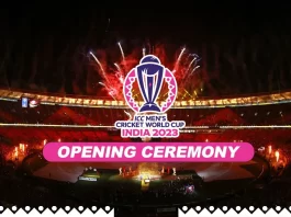 ICC World Cup 2023 Opening Ceremony