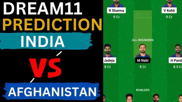 IND vs AFG Dream11 Prediction ODI World Cup 2023 | India vs Afghanistan Dream11 Team, Arun Jaitley Stadium Pitch Report