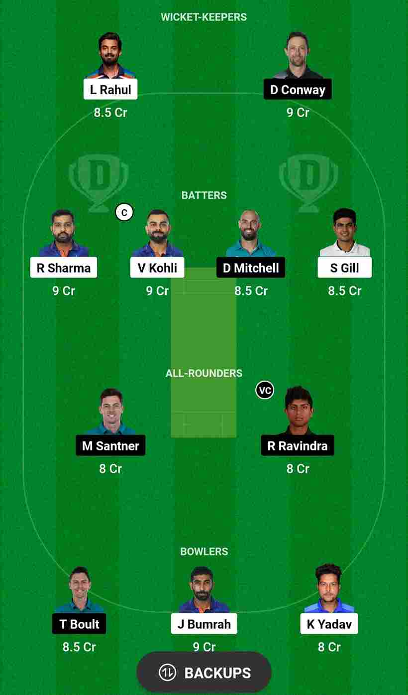 Ind Vs Nz Dream11 Prediction World Cup 2023 India Vs New Zealand Dream11 Team Hpca Cricket 9465