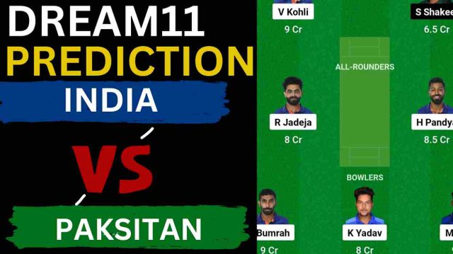 IND vs PAK Dream11 Prediction World Cup 2023 | India vs Pakistan Dream11 Team, Narendra Modi Stadium Ahmedabad Pitch Report