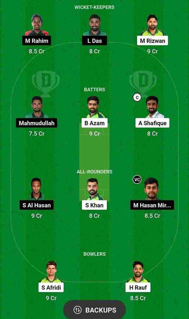 PAK vs BAN Dream11 Prediction World Cup 2023 | Pakistan vs Bangladesh Dream11 Team, Eden Gardens Kolkata Pitch Report