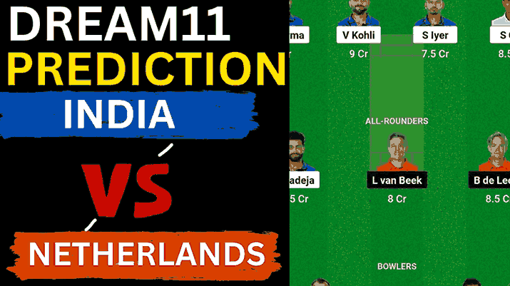 IND vs NED Dream11 Prediction World Cup 2023 | India vs Netherlands Dream11 Team, M. Chinnaswamy Stadium Bengaluru Pitch Report