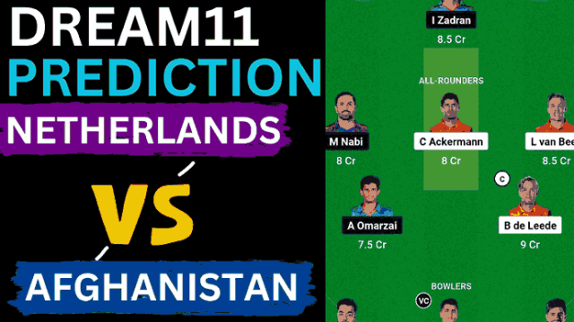 NED vs AFG Dream11 Prediction ODI World Cup 2023 Netherlands vs Afghanistan Dream11 Team, Ekana Cricket Stadium Lucknow Pitch Report