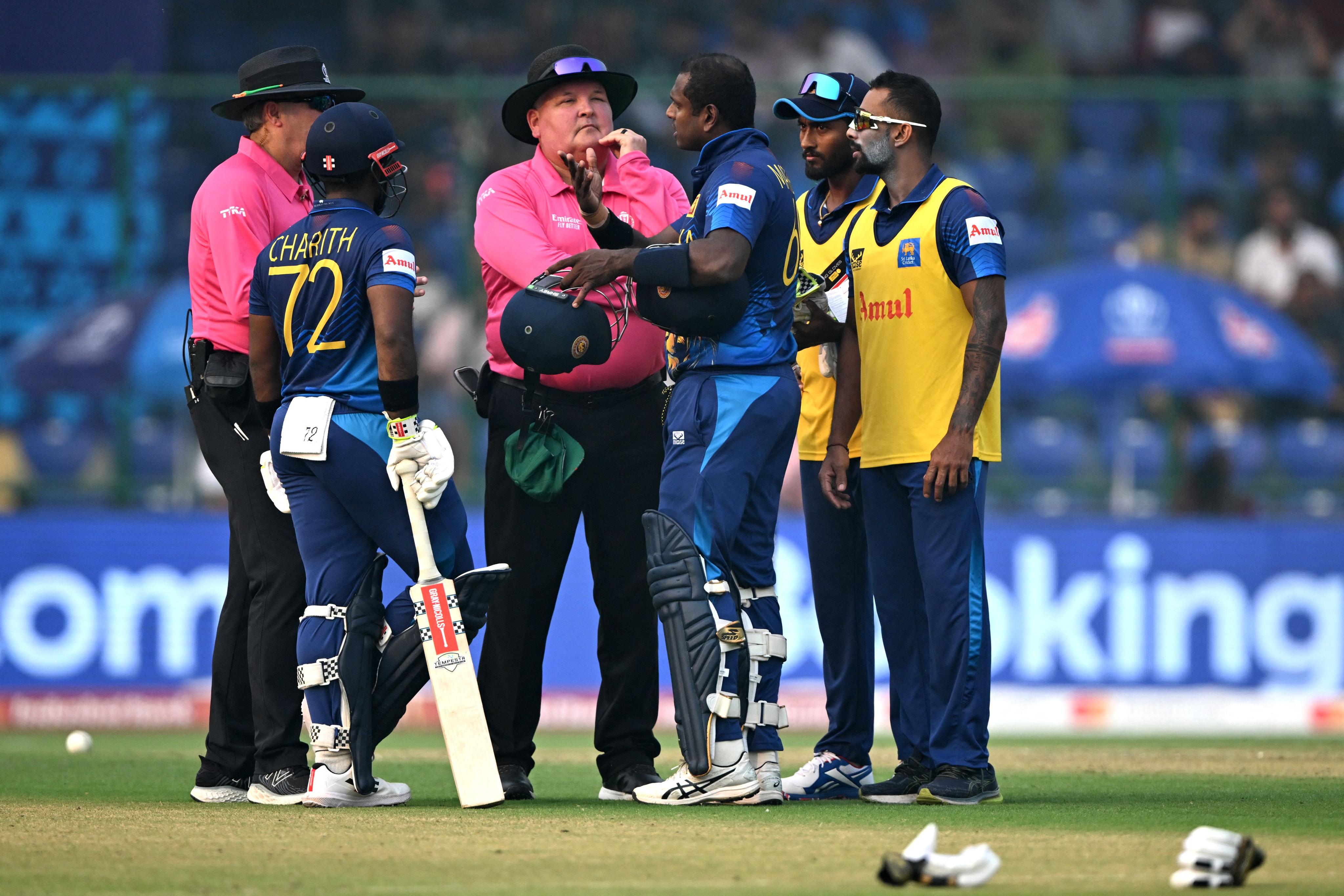SL vs BAN Time Out Incident
