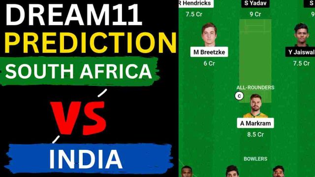 3rd T20I, SA vs IND Dream11 Prediction | South Africa vs India Dream11 Team, Wanderers Stadium Johannesburg Pitch Report