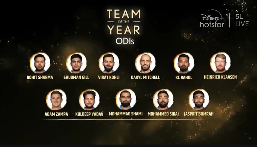 ODI Team of the Year