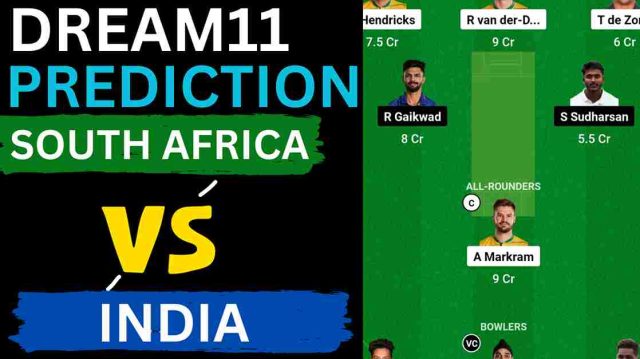 SA vs IND Dream11 Prediction 3rd ODI [C & VC], Boland Park Pitch Report | South Africa vs India ODI Series 2023