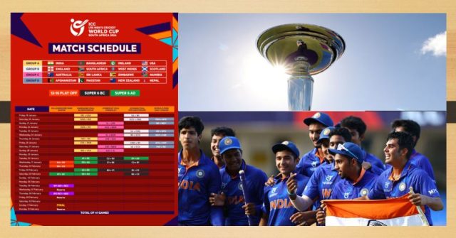 ICC U19 Men's Cricket World Cup 2024 Schedule