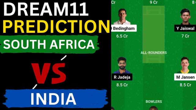 SA vs IND Dream11 Prediction 2nd Test [C & VC], Newlands Cricket Ground Cape Town Pitch Report | South Africa vs India Test Series 2024