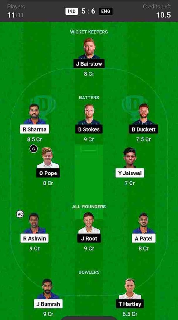 After winning the 1st match Team England is very confident to beat Team India in the 2nd Test match. Pick more spin all-rounders in your Dream11 Team to get maximum dream11 points. Pick those players whose record against spinners was good. Pick those players whose performance in the 1st Test match is outstanding. Pick those pacers who can reverse the ball in both the directions.
