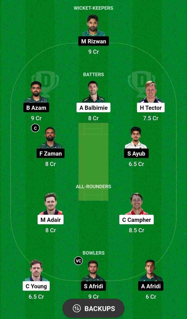 PAK vs IRE 3rd T20I 2024: Head to Head, Dream11 Prediction, Strongest Probable Playing 11 | Clontarf Cricket Club Pitch Report