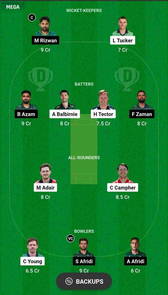 PAK vs IRE 3rd T20I 2024: Head to Head, Dream11 Prediction, Strongest Probable Playing 11 | Clontarf Cricket Club Pitch Report