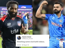 Virat Kohli is a champion. Aaron Jones' decade-old tweets go viral after his blistering 40-ball 94 took USA home in T20 WC opener