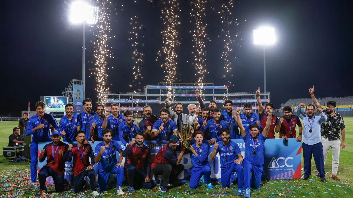 Historic Day for Cricket Afghanistan as they crush Sri Lanka to clinch the Emerging Asia Cup 2024