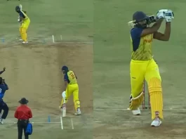 CSK's new recruit smashes Hardik Pandya for three sixes in an over in Syed Mushtaq Ali Trophy