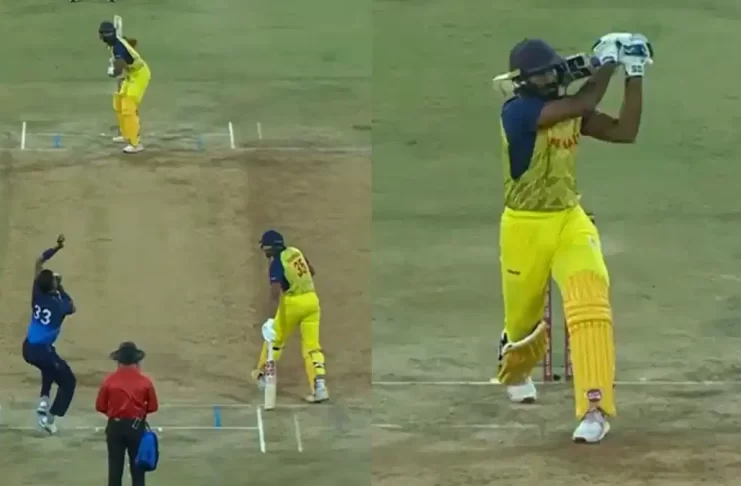 CSK's new recruit smashes Hardik Pandya for three sixes in an over in Syed Mushtaq Ali Trophy