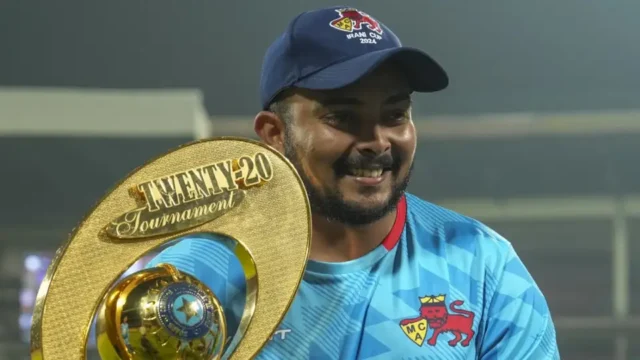 Prithvi Shaw rumours over his struggle after snub from Mumbai’s squad for the Vijay Hazare Trophy
