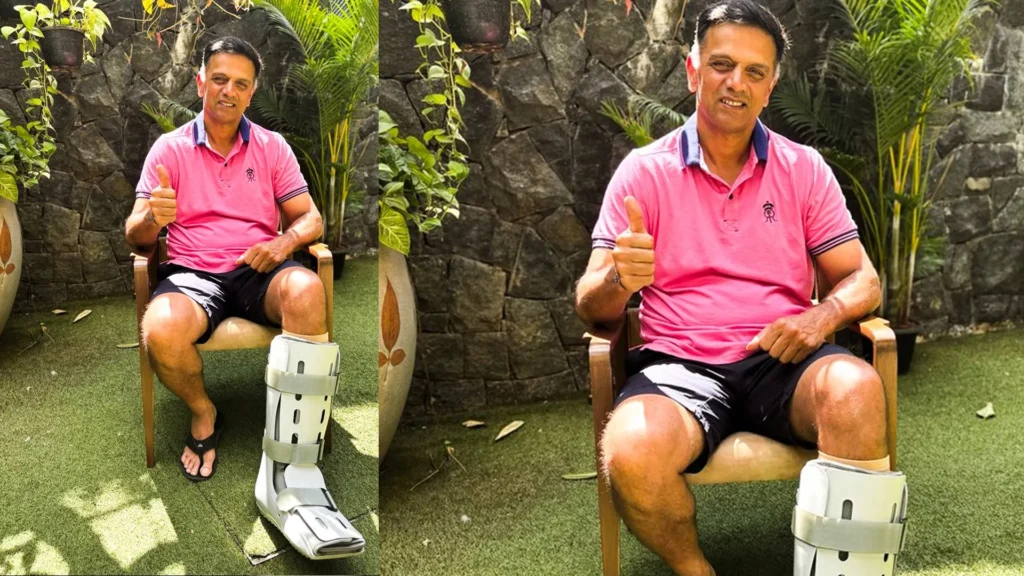 Lesão de Rahul Dravid